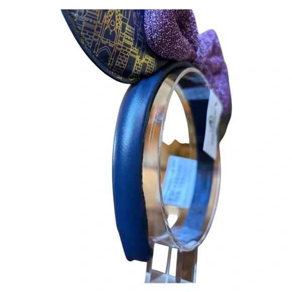 Disney Walt Disney World Castle Fireworks Minnie Mouse Ears Headband NWT 2 - Picture 5 of 6